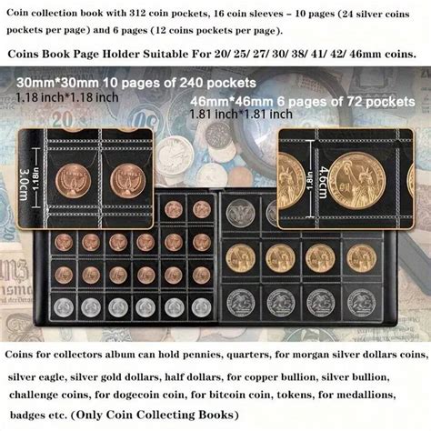 A Coin Collection Book Designed For Collectors, With Zipper And Handle ...