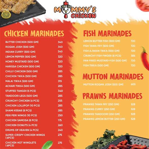 Menu at Mommy’s Chicken, Bhopal, E8/44