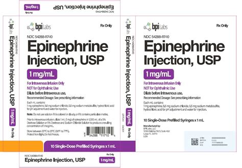 Epinephrine Injection: Package Insert - Drugs.com