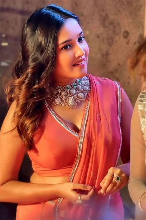 Anikha Surendran glam pics in pink saree - Dhamaka Zone • Ragalahari