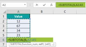 Image result for Subtotal Text Formula Excel