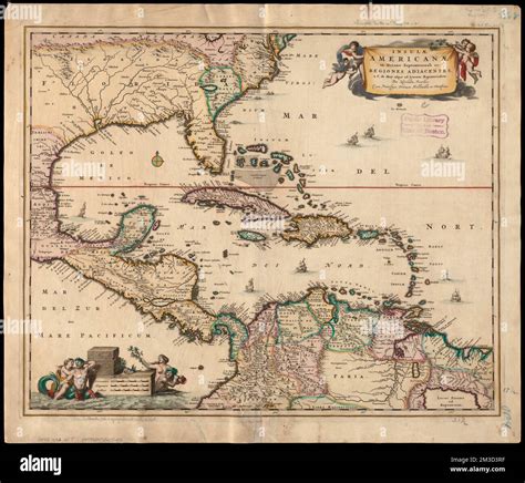 Insulæ Americanæ in Oceano Septentrionali ac regiones adiacentes : a C. de May usque ad Lineam ...