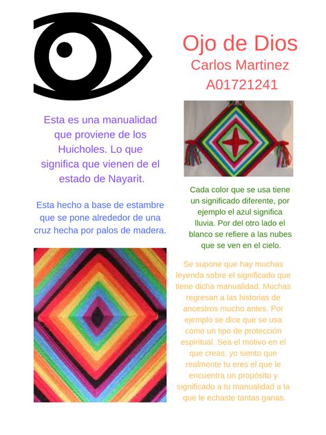 Infografica | Ojo de dios mandala, Ojos de dios huichol, Ojo de dioses