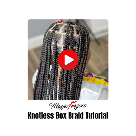 Image result for Knotless Box Braids Tutorial