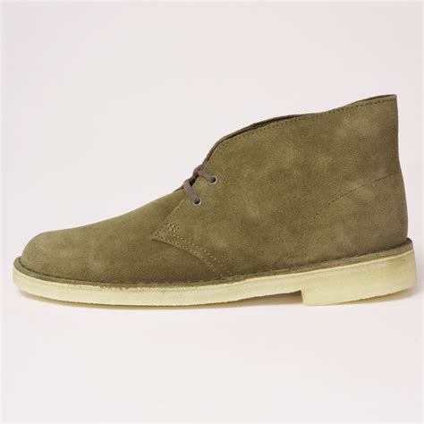 Clarks Originals Desert Boot | Olive Suede | Stuarts London