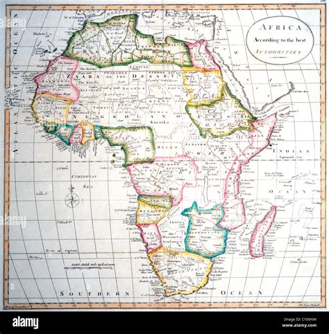 Map of Africa Stock Photo - Alamy