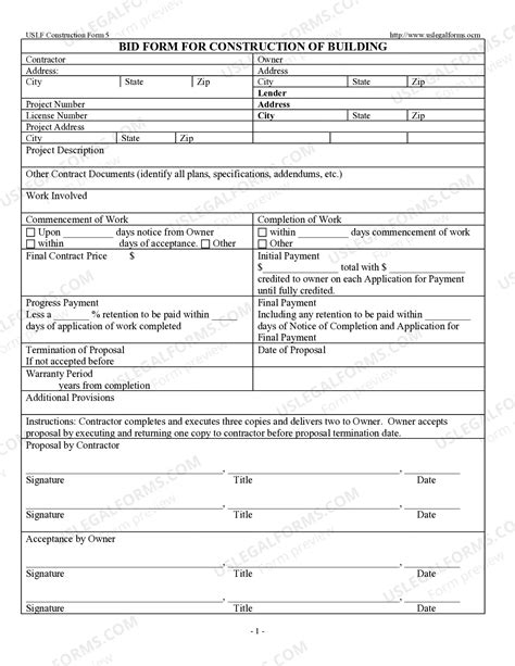 Bid Definition In Los Angeles | US Legal Forms