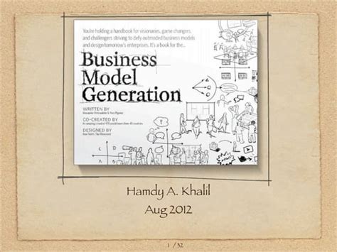 Business Model Generation Template 的图像结果
