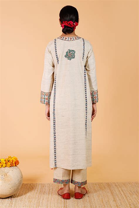 'Mithila Baag' Handpainted Madhubani cotton Kurta – MADHUBANI PAINTS BY ...