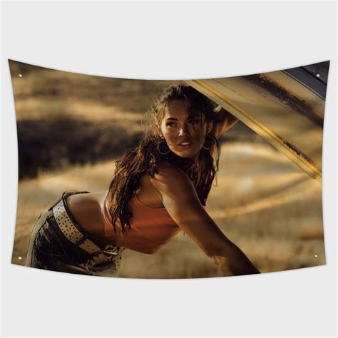 Megan Fox Flag | 3x5ft Prime Transformers Megan Fox Flag - Dorm Dolphin