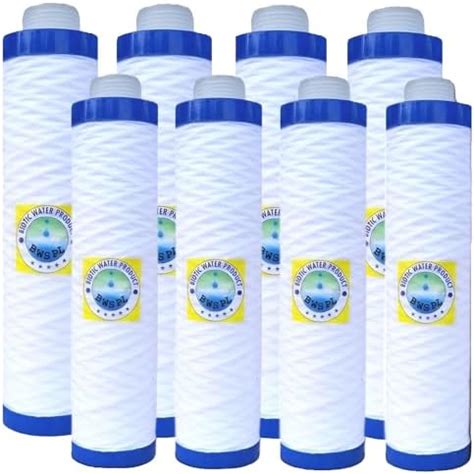 BIOTIC WATER Pre Filter for Water Purifier, 9 inch MLT PP Yarn Wound ...