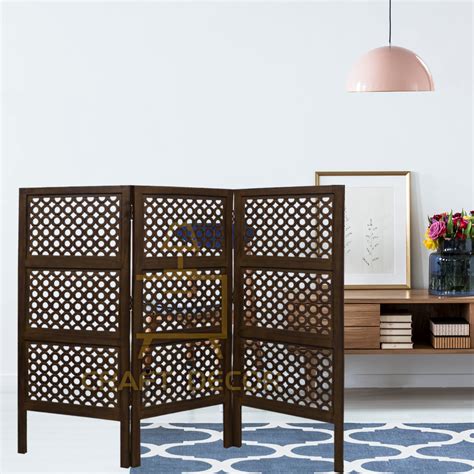 CRAFT DECOR Wooden Room Divider |Wooden Partition for Living Room |Roo ...