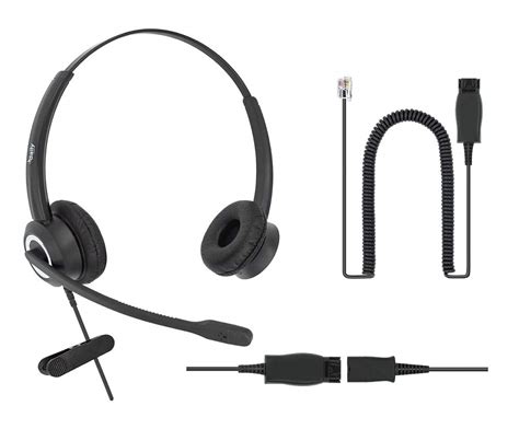 Avaya Headset HD Voice with HIS Adapter Compatible with Avaya 1600 ...