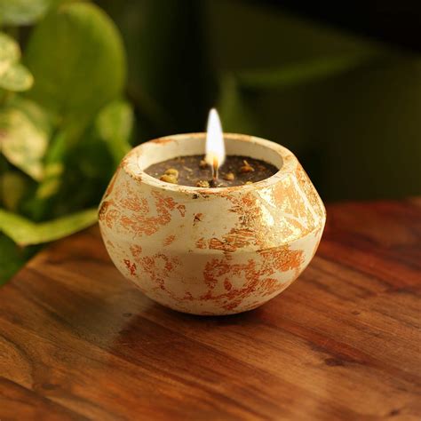 ExclusiveLane 'The Copper-Poem' Scented Soy Wax Candles with Fragrance ...