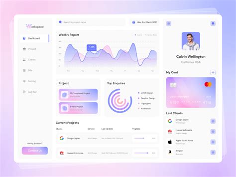 Image result for Project Workload UI Design