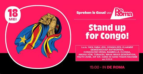 Stand up for Congo in De Roma: debatnamiddag (Spreken is Goud ...