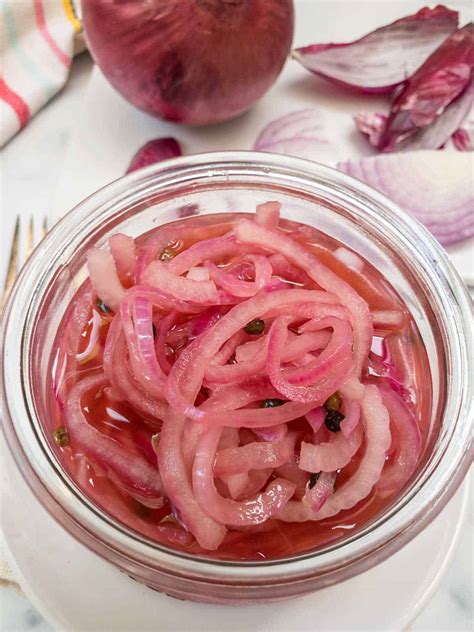 How To Quick Pickle Red Onions - One Hot Oven
