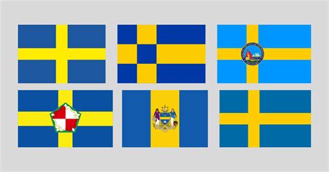 Blue Flag With Yellow Cross: Sweden and other +3 Flags - Eggradients.com