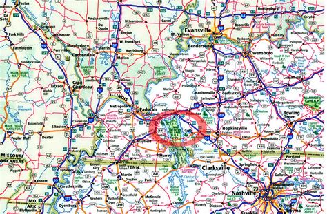 Hillman Ferry Campground in Kentucky on map KY how to get information ...