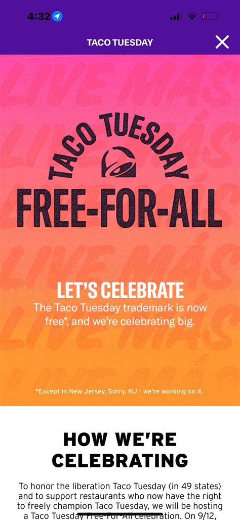 Taco Tuesday New Jersey: No free Taco Bell tacos for you
