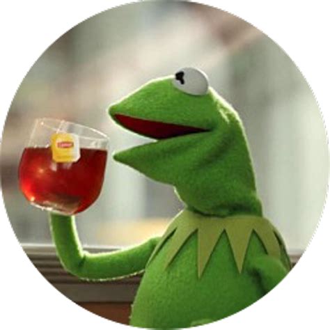 Download Kermit Sipping Tea Meme | Wallpapers.com