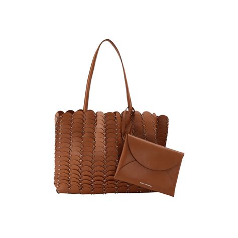 Paco Rabanne Pacoio Tote Brown Price in India | Culture Circle