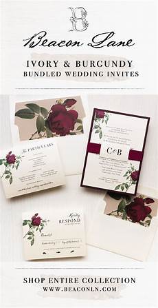 Burgundy And Ivory Wedding Invitations by Ivory Burgundy Floral Wedding Invitations In 2020 Burgundy And Ivory Wedding Invitations