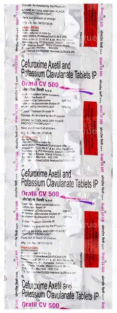 Oratil Cv 500 Tablet: Uses, Side Effects, Price & Substitutes