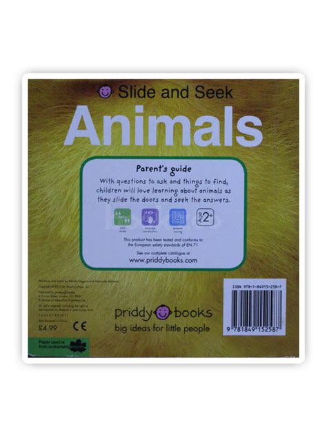 Buy Slide & Seek Animals by Roger Priddy at Online bookstore bookzoo.in ...