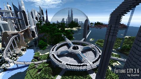 Image result for Futuristic Minecraft Builds