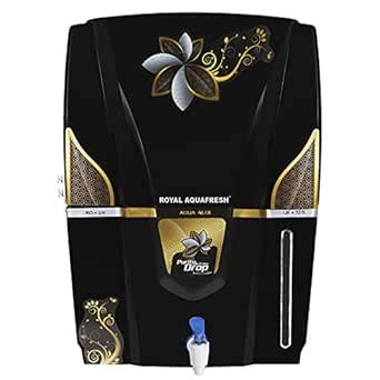 ROYAL AQUAFRESH 12L RO+UV+TDS+ 14 Layer OD Black Electric Water ...