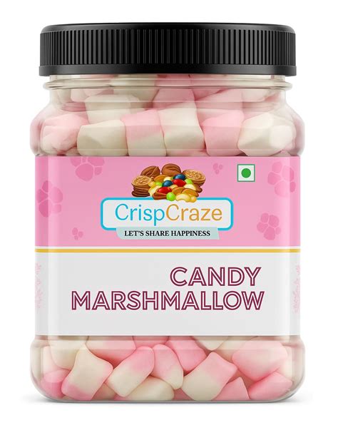 Marshmallows Pure Veg 100g, 50 Pieces Strawberry Vanilla Flavor Mini ...