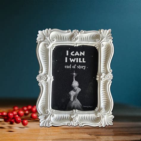 Handcrafted Picture Frame White with 10 Affirmations Posters | Textured ...