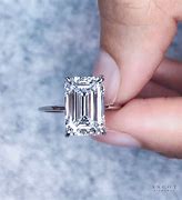 Image result for Floating Emerald Cut Ring
