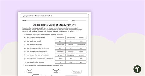 Image result for Measuring Area Using Appropriate Units Worksheet