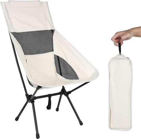 GVDV High Back Camping Chair, Lightweight, Portable, Folding for ...