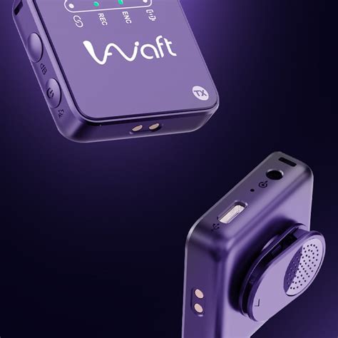 AIWaft Wave Wireless Microphone with Noise Reduction, Omnidirectional ...