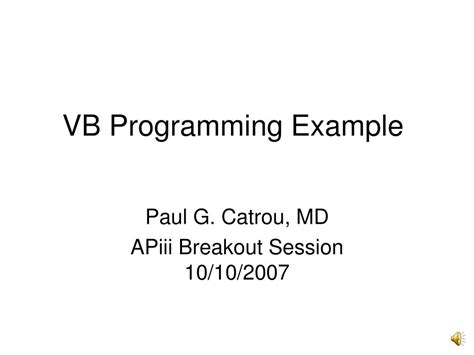 VB Coding Examples 的图像结果