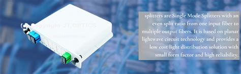 1:2 PLC Optical Splitter PLC lgx Box Type : Amazon.in: Electronics