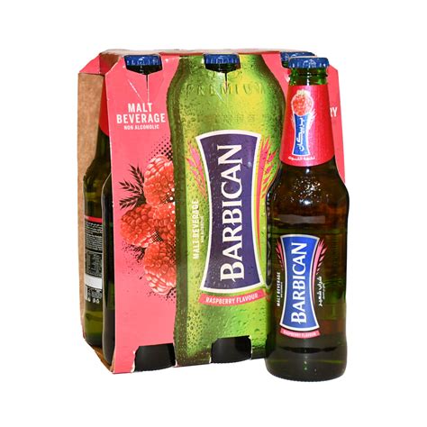 Barbican Raspberry Flavoured Malt Beverage Non-Alcoholic Drink 6 x 325 ...