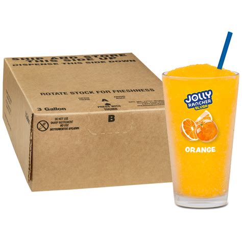JOLLY RANCHER Orange FUB 3 Gallon BIB - Sunny Sky Products