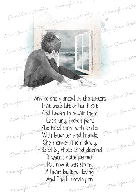 Repairing a Broken Heart Poem, Digital Item, Poem Only, Artwork Not ...