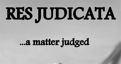 Law Web: What is concept of constructive Res Judicata?
