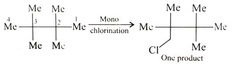 A hydrocarbon with formula `C_(8)H_(18)` gives one monochloro ...