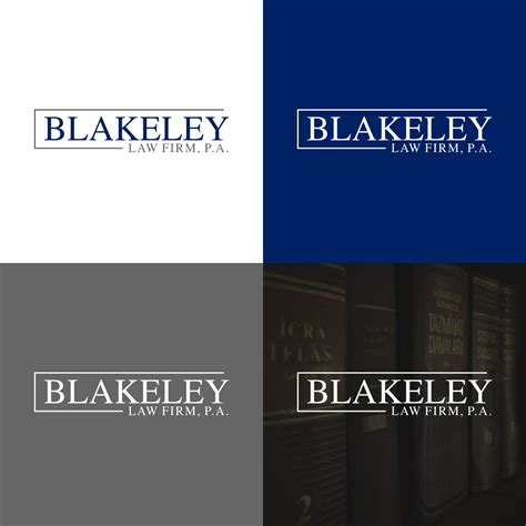 Bold, Serious Logo Design for Blakeley Law Firm, P.A. by GVisions ...