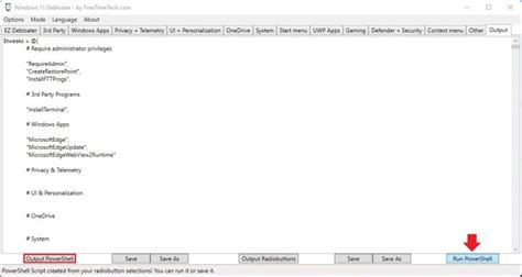 Image result for Debloater Script GUI Commands