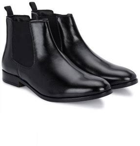RANZAG flk_NEW Chelsea-01-Black Boots For Men - Buy RANZAG flk_NEW ...