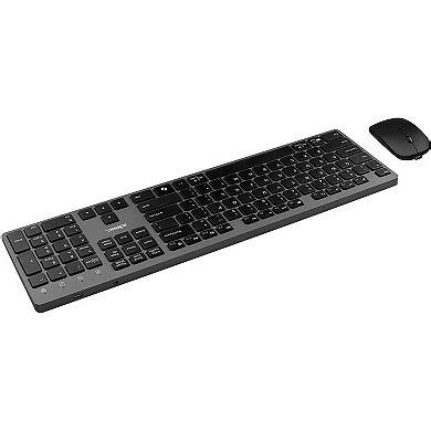 ADESSO Multi OS Wireless Scissor Switch Keyboard and Mouse With a ...