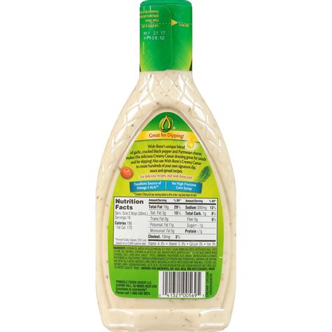 Wishbone Caesar Dressing Nutrition Facts | Besto Blog