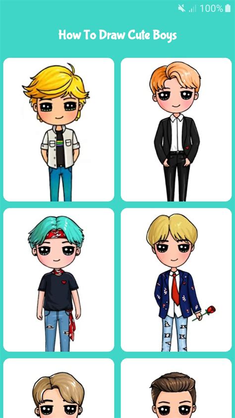 How To Draw A Cute Boy Easily - App on Amazon Appstore
